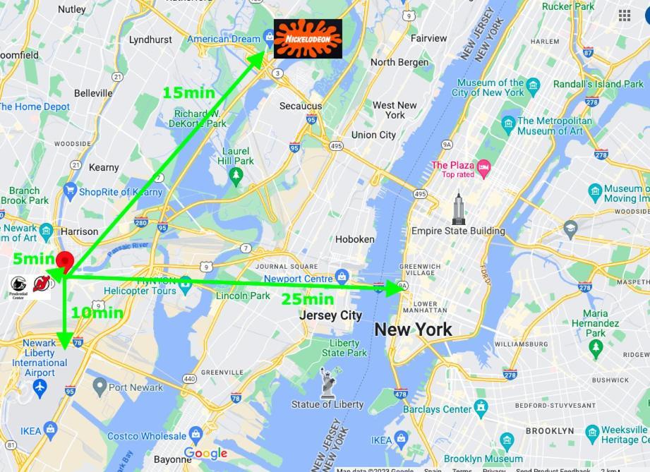 Best Room To Visit Nyc-Subway Access Newark Bagian luar foto
